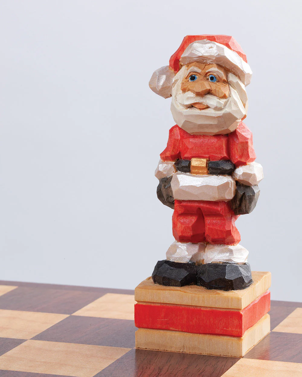 Woodcarving a Christmas Chess Set - Image 6