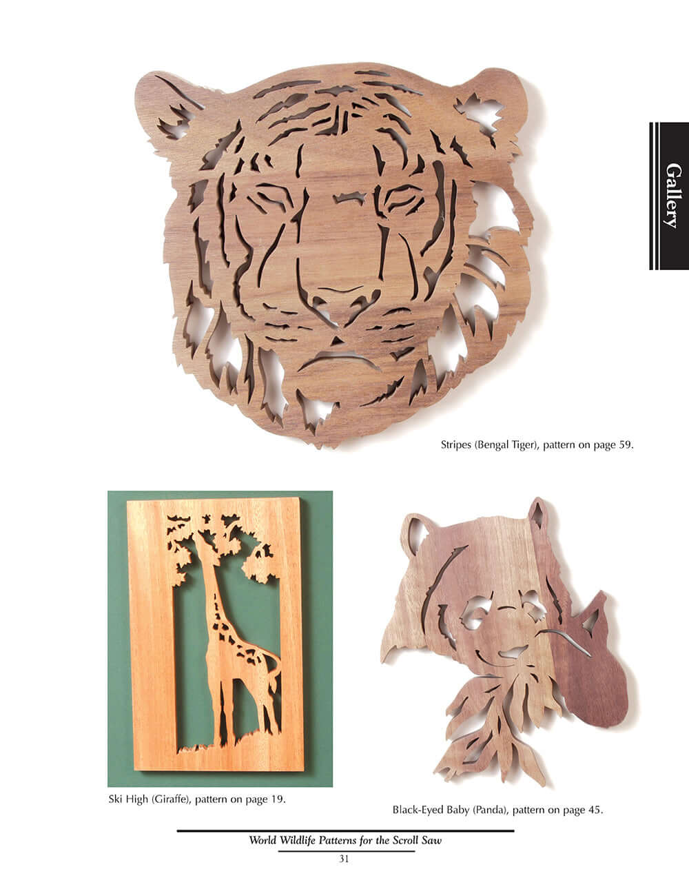 World Wildlife Patterns for the Scroll Saw - Image 6