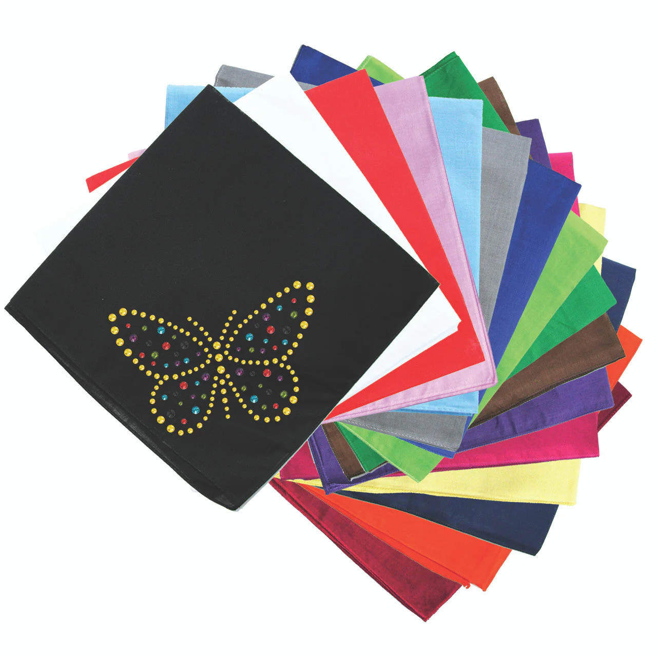 Yellow Dotted Butterfly - Bandanna - Image 17