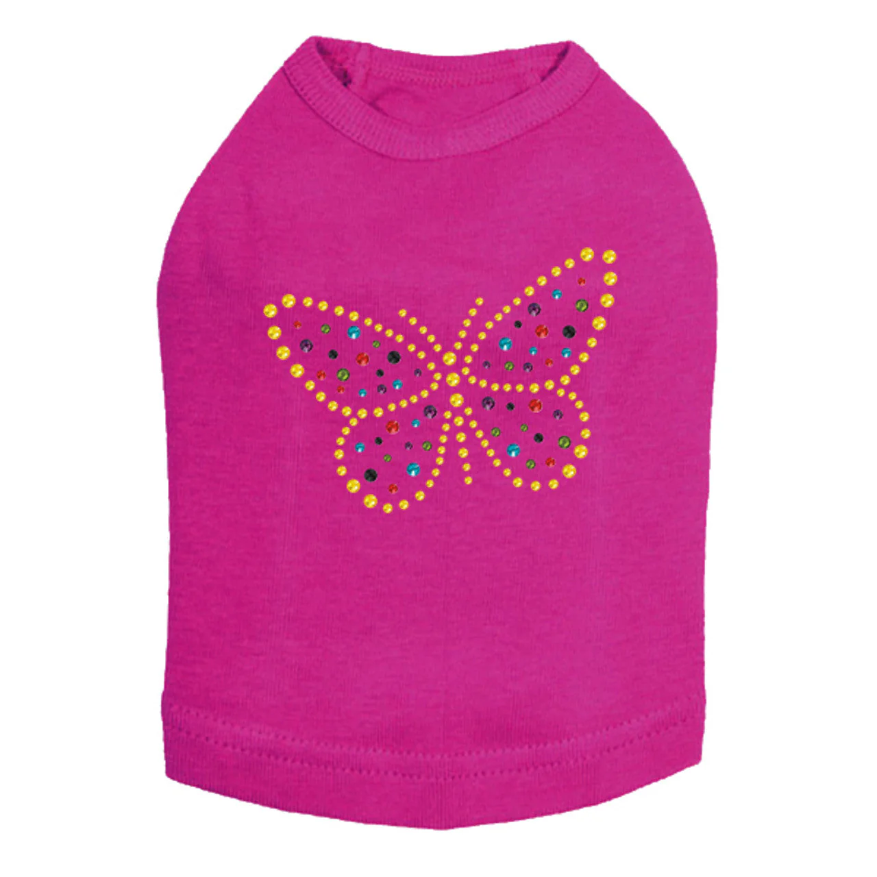 Yellow Dotted Butterfly - Dog Tank - Image 11