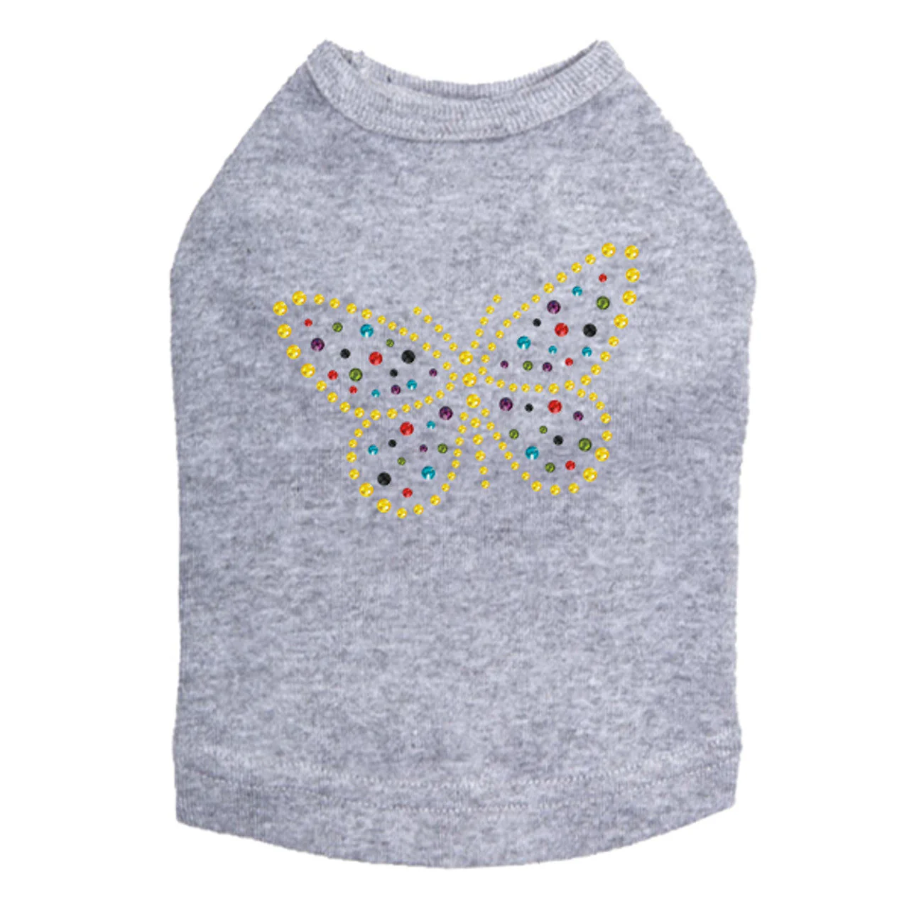 Yellow Dotted Butterfly - Dog Tank - Image 12