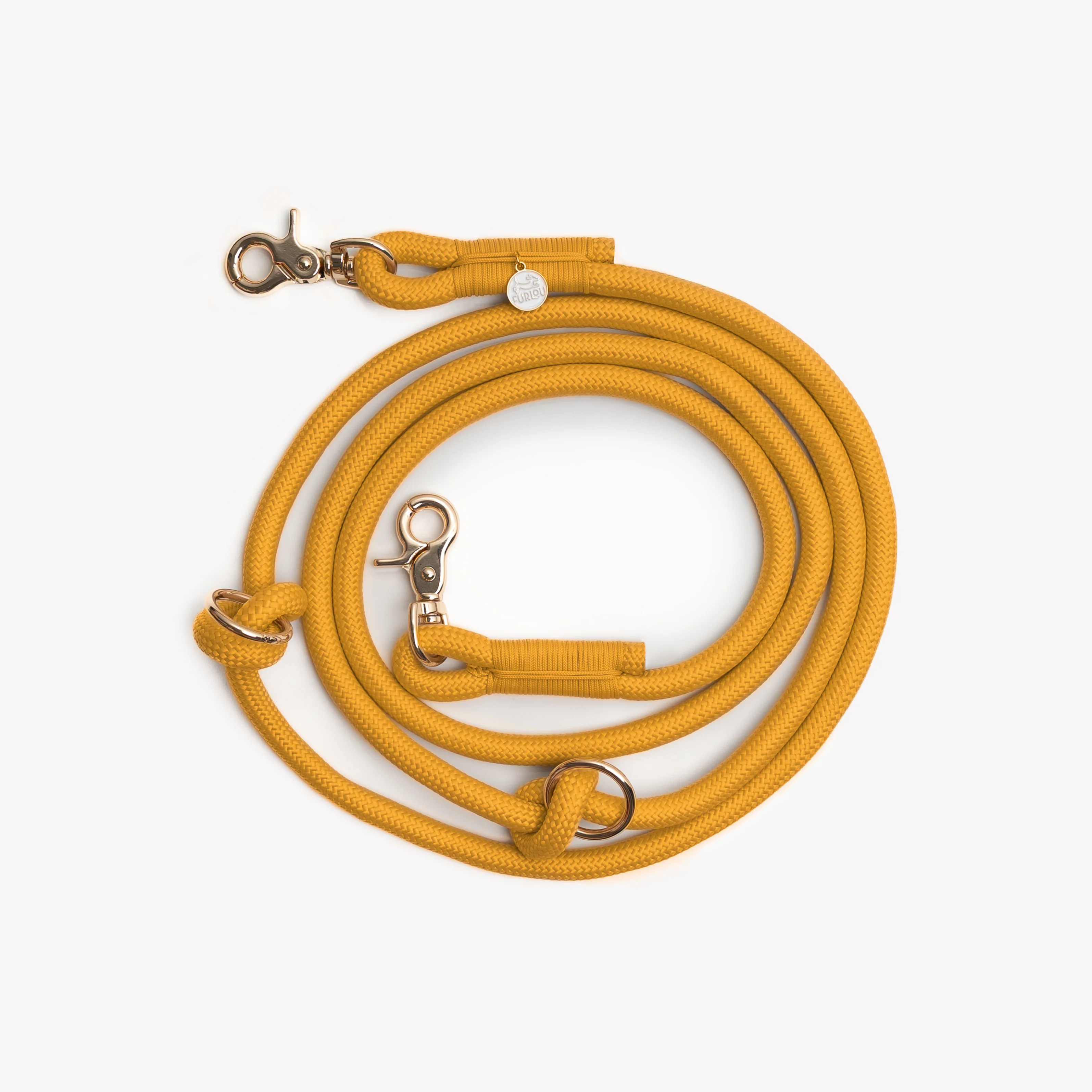 Yellow - Hands Free Braided Leash - Image 2