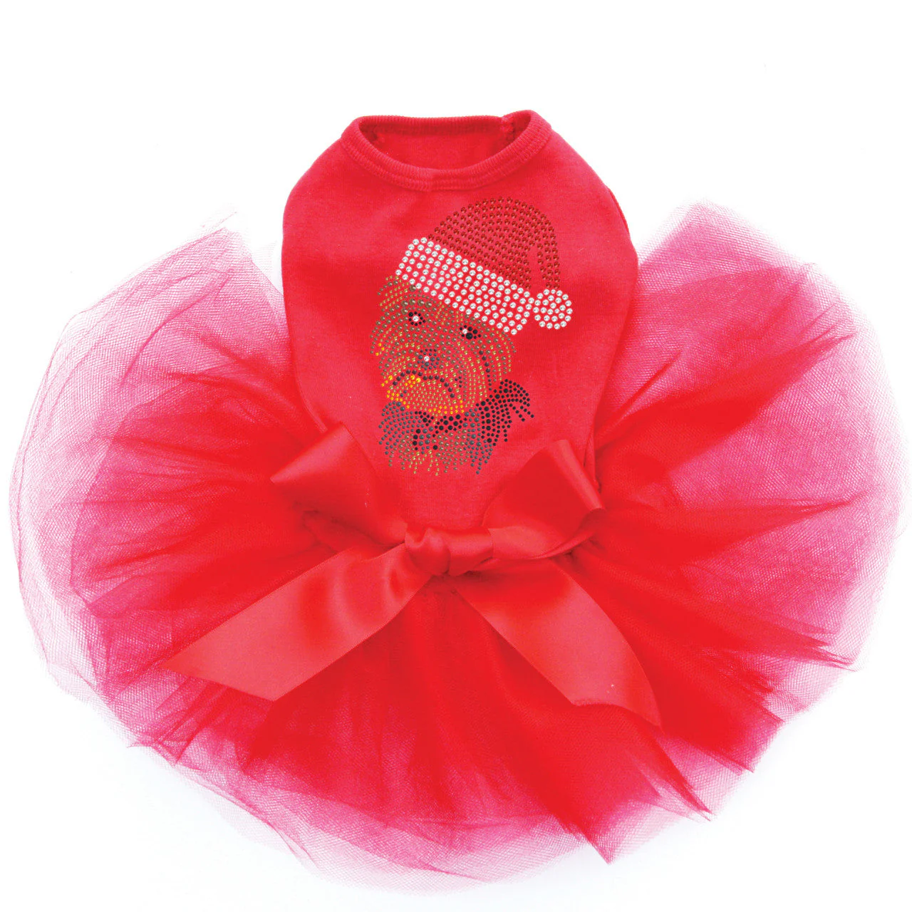 Yorkie Face 1 with Santa Hat - Custom Tutu - Image 4