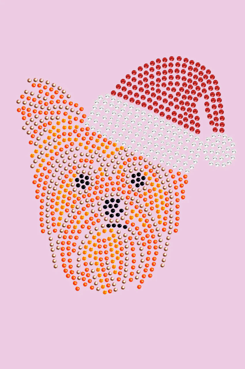 Yorkie Face 2 with Santa Hat - Bandana - Image 11