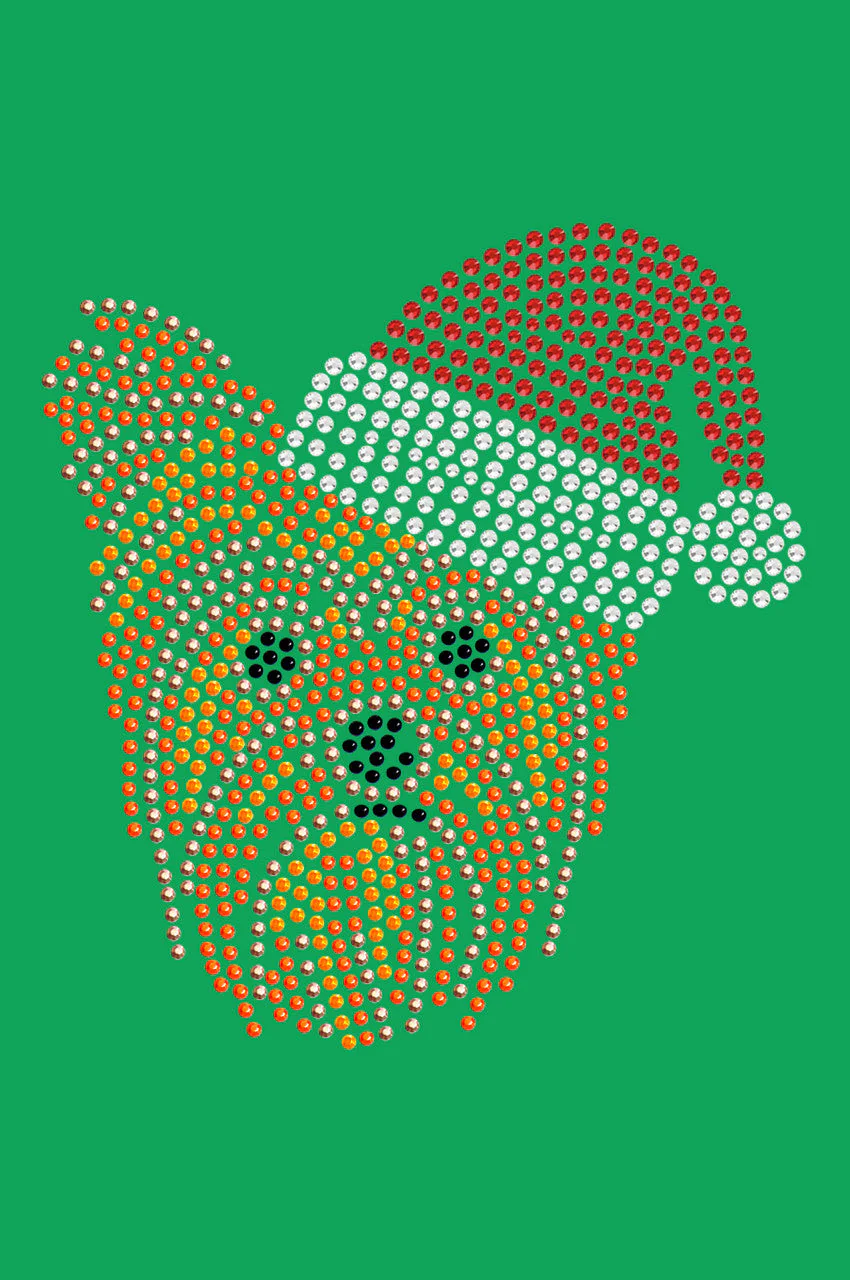Yorkie Face 2 with Santa Hat - Bandana - Image 13