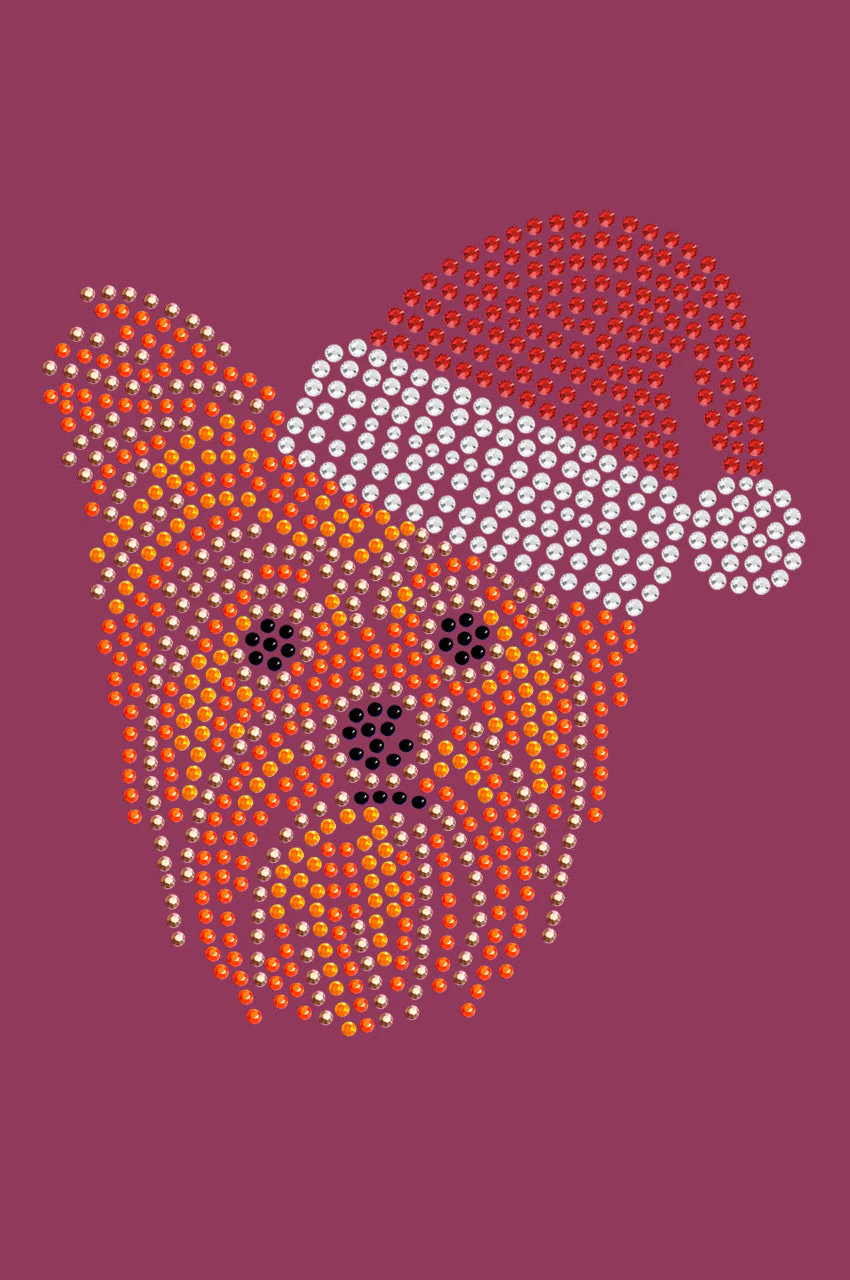 Yorkie Face 2 with Santa Hat - Bandana - Image 15