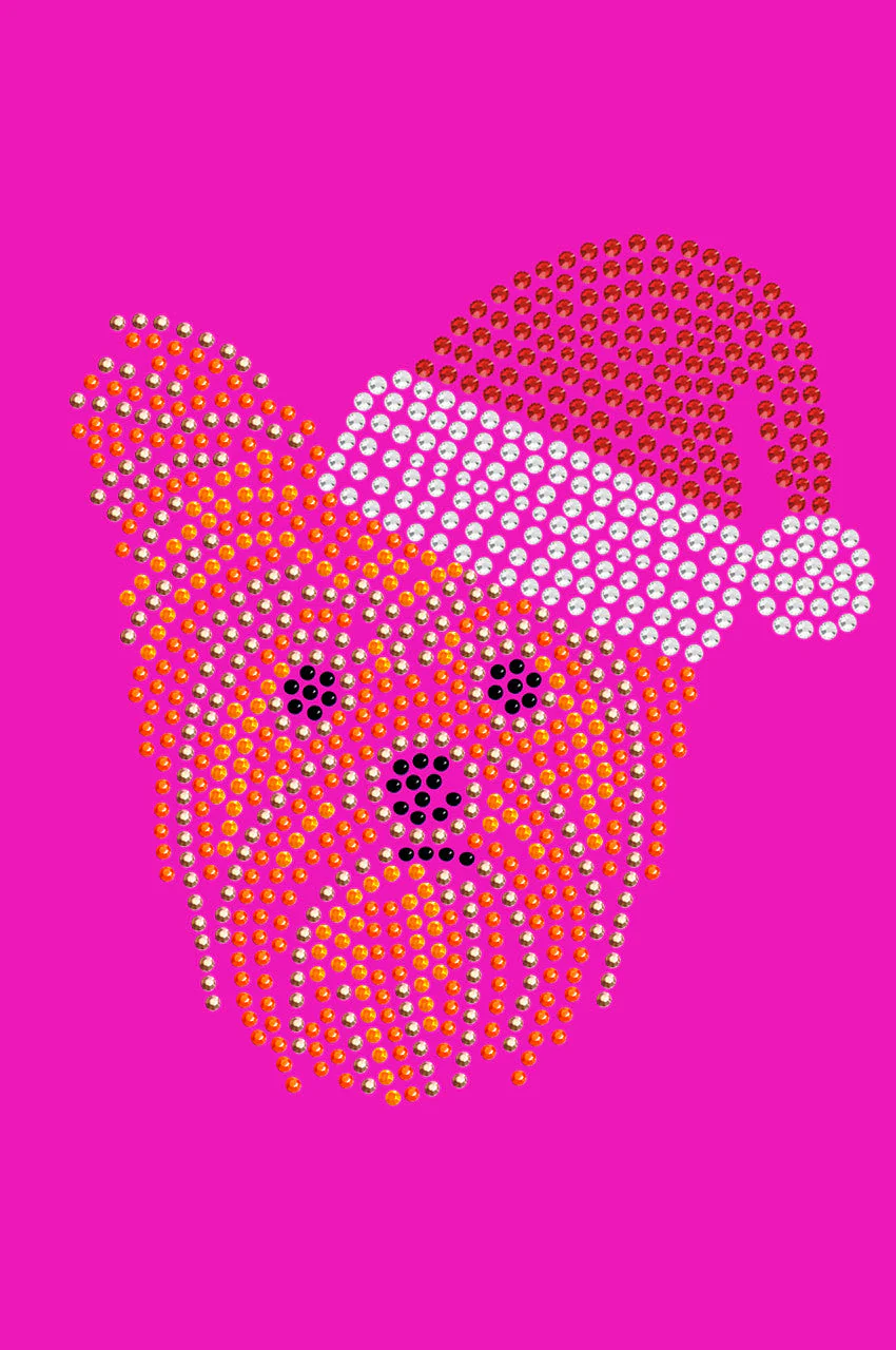 Yorkie Face 2 with Santa Hat - Bandana - Image 9
