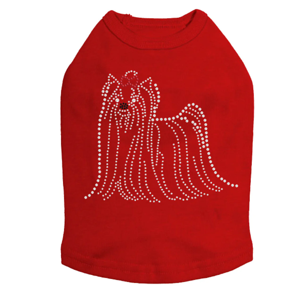 Yorkie Outline - Dog Tank - Image 10