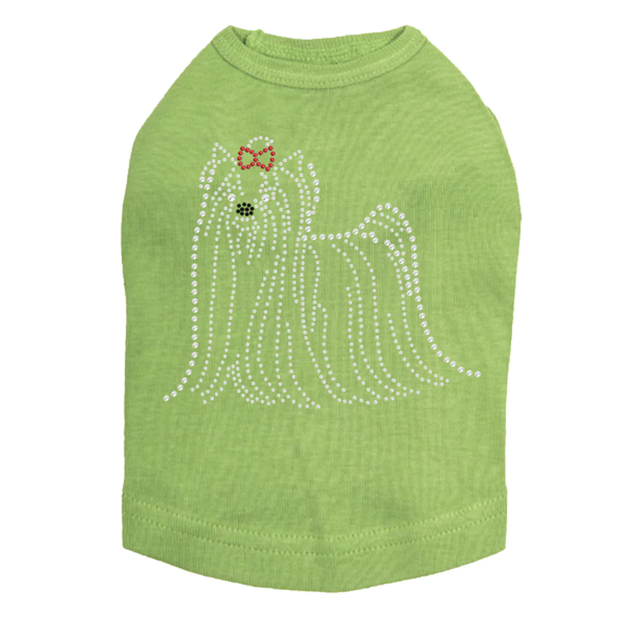 Yorkie Outline - Dog Tank - Image 2