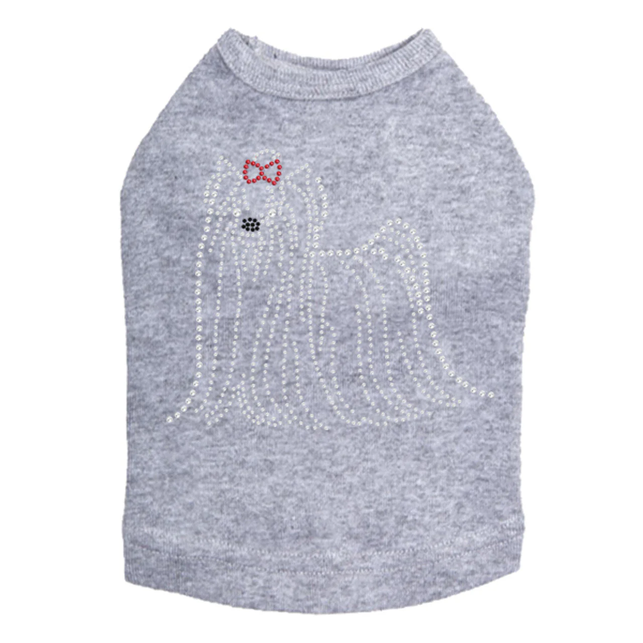 Yorkie Outline - Dog Tank - Image 5