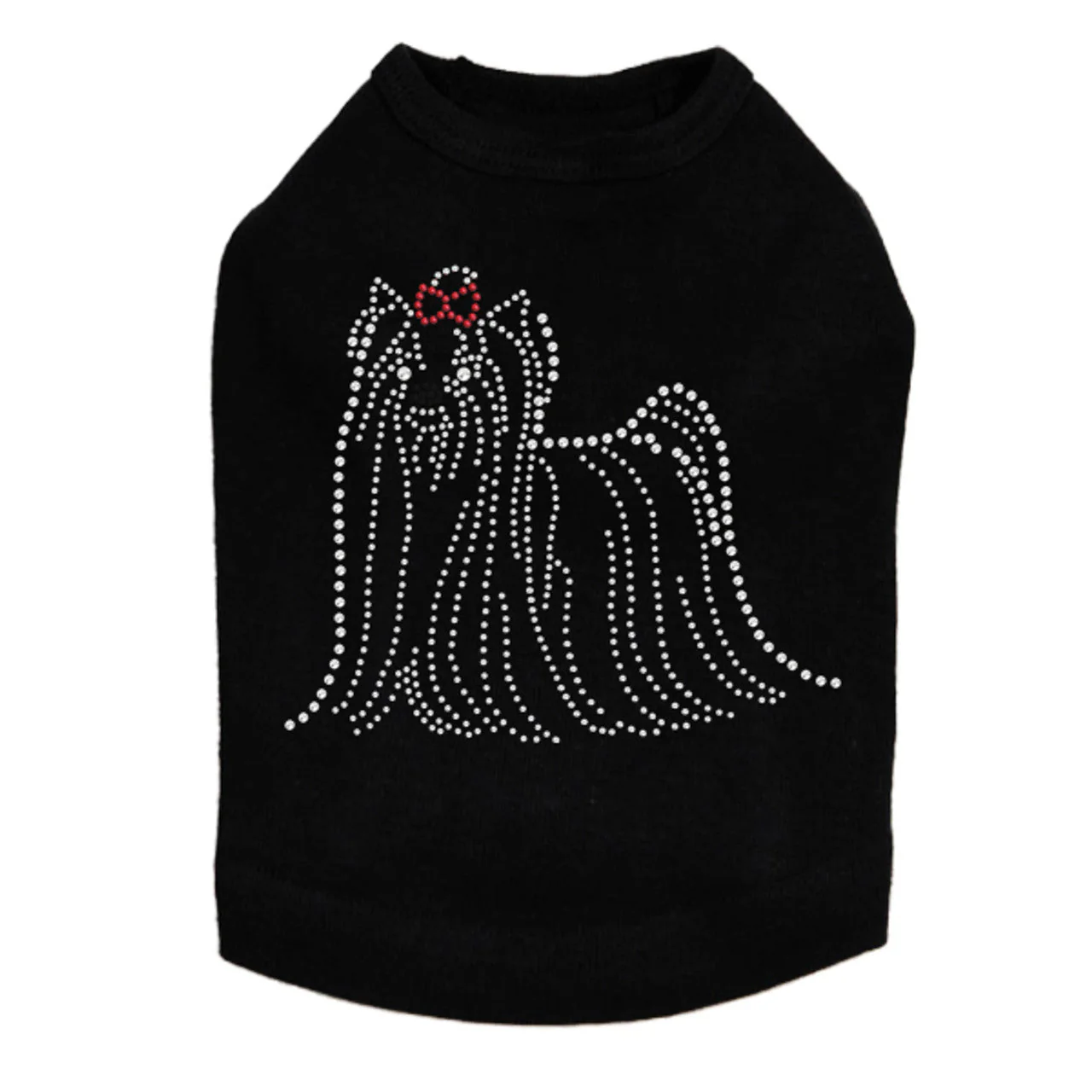 Yorkie Outline - Dog Tank - Image 6