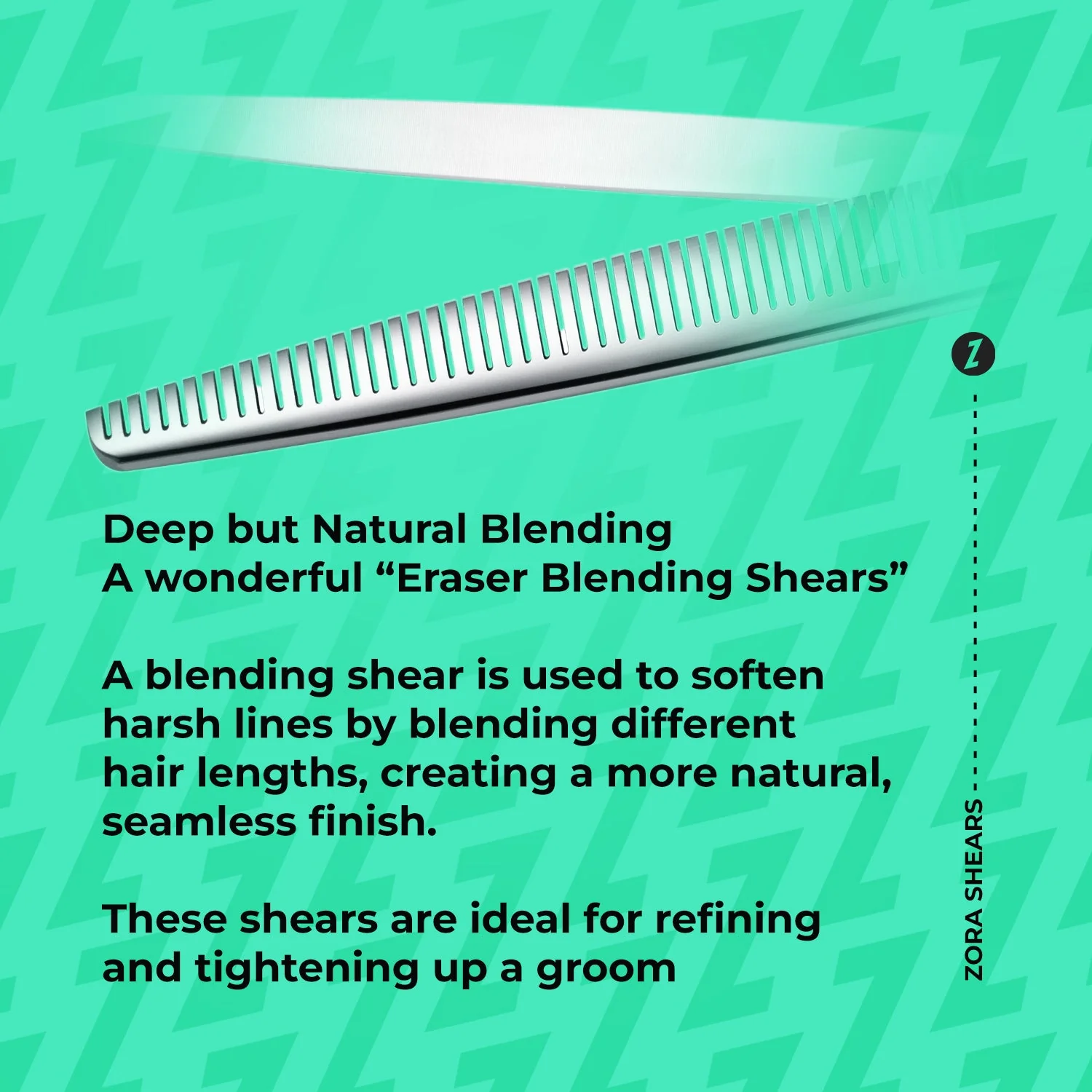 Zora Pet Grooming Blender Shear - Model A-7046 - Image 6