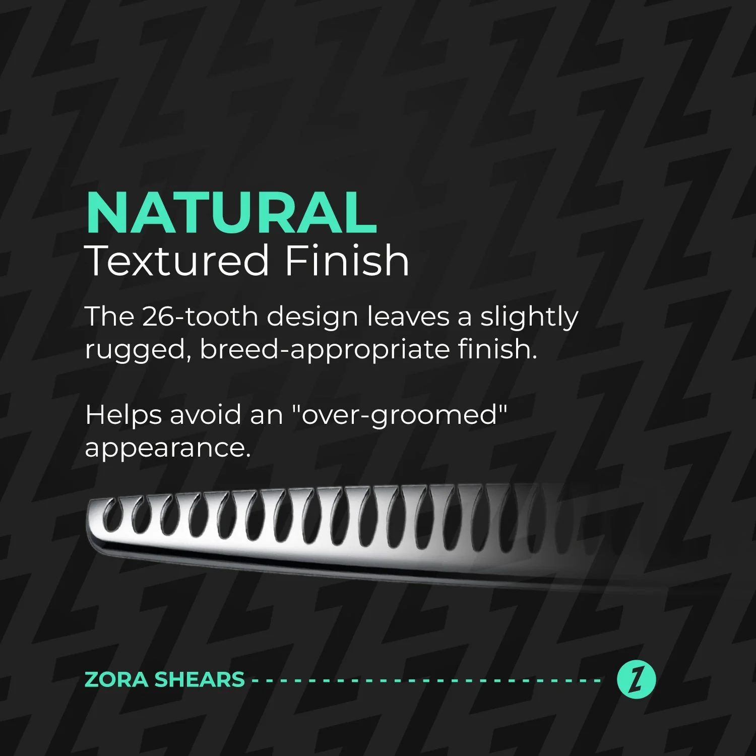 Zora Pet Grooming Chunker Shear - Model A-7526 - Image 8