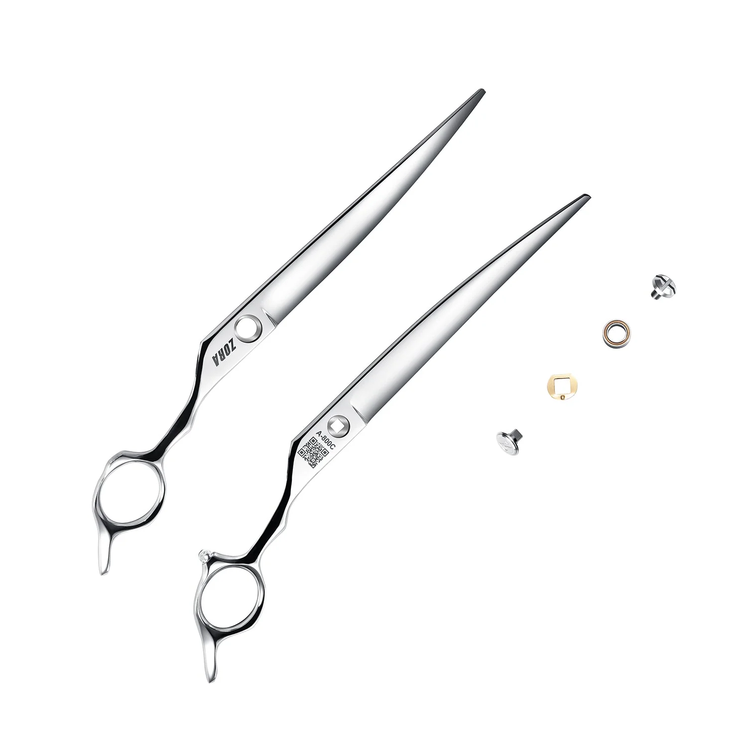 Zora Pet Grooming Curved Shear - Model A-800C - Image 4